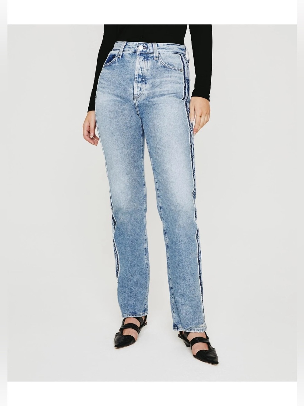 AG Contour 360 Alexxis Straight Released Leg Jeans 27R - Picture 4 of 16
